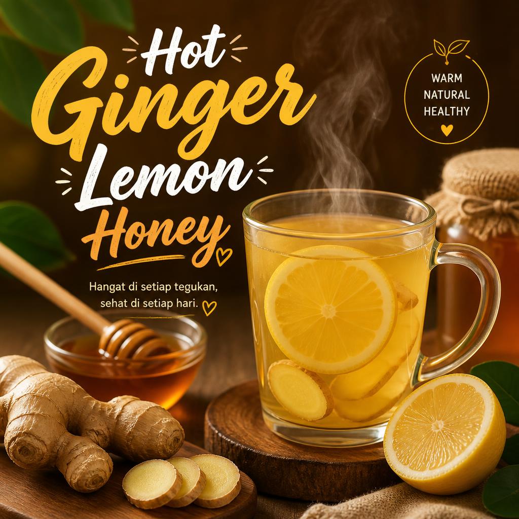 Hot Ginger Lemon Honey